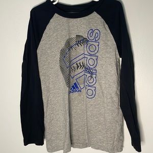 Adidas boys long sleeved t-shirt size 7